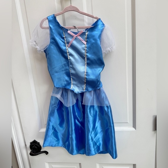 Disney Other - NWOT Disney Girls Size 4 - 6 Cinderella Blue and Pink 2 Piece Dress Up Costume